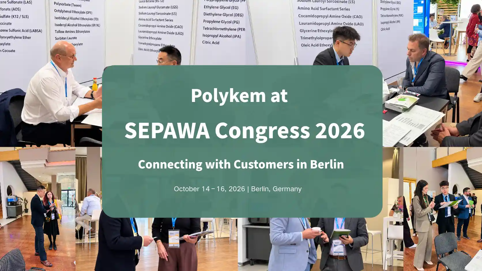 Polykem SEPAWA Konqresində 2026: Berlində Müştəri Görüşləri və Məhsul Müzakirələri
